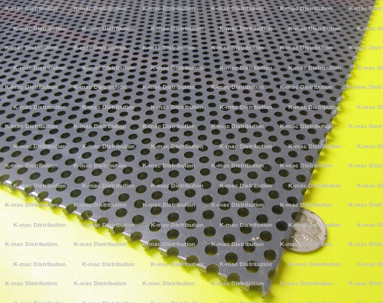 PVC Sheets with Perforated Holes .062 to .250 Inch Thick